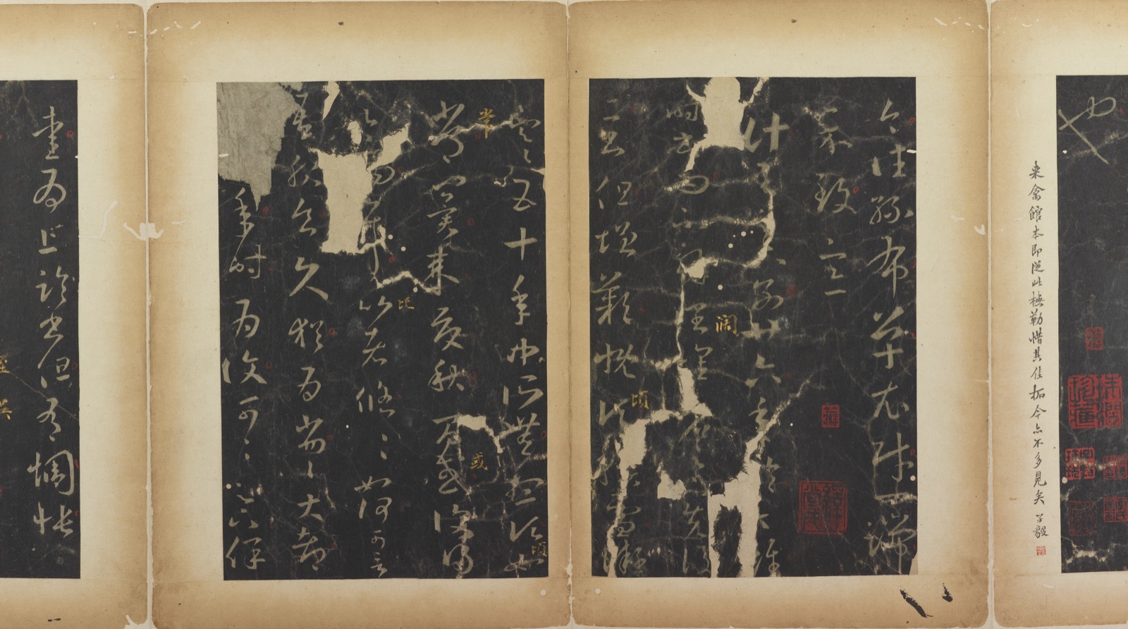 十七帖 拓本（東京国立博物館蔵、出典：ColBase https://colbase.nich.go.jp/）